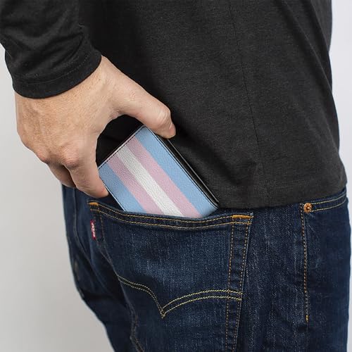 Image of Buckle-Down Men's Standard Bifold Wallet Pride, 4.0 inch x 3.5 inch