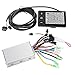 Zerone Motor Brushless Controller, 36V-48V Waterproof LCD Display Panel Electric Bicycle Scooter Controller Kit for Electric Bicycles, Scooters