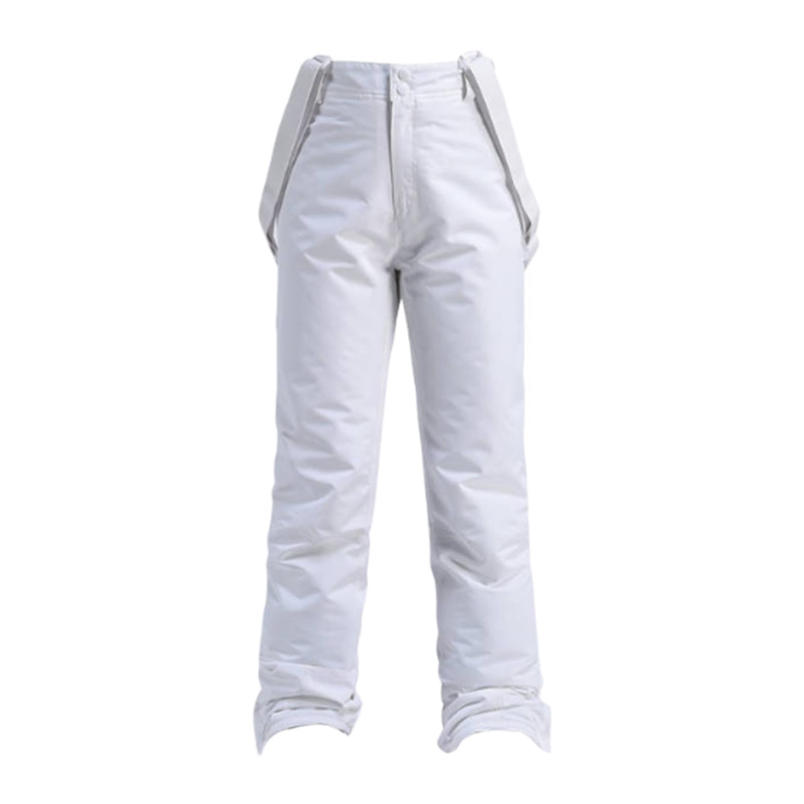 harayaa Pantalón de Esquí para Mujer con Tirantes Regulables Tejido Impermeable Y Acolchado Térmico para Mantener El Adecuado para Esquí Snowboard