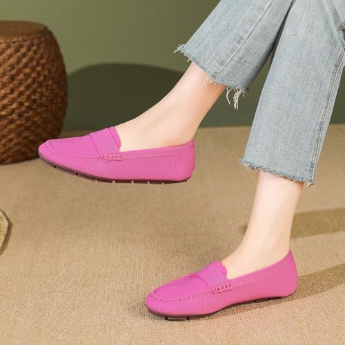 Image of feabtonbd Loafers for Women Comfortable Breathable ShoeCasual Slip On Womens Driving Flats Shoes