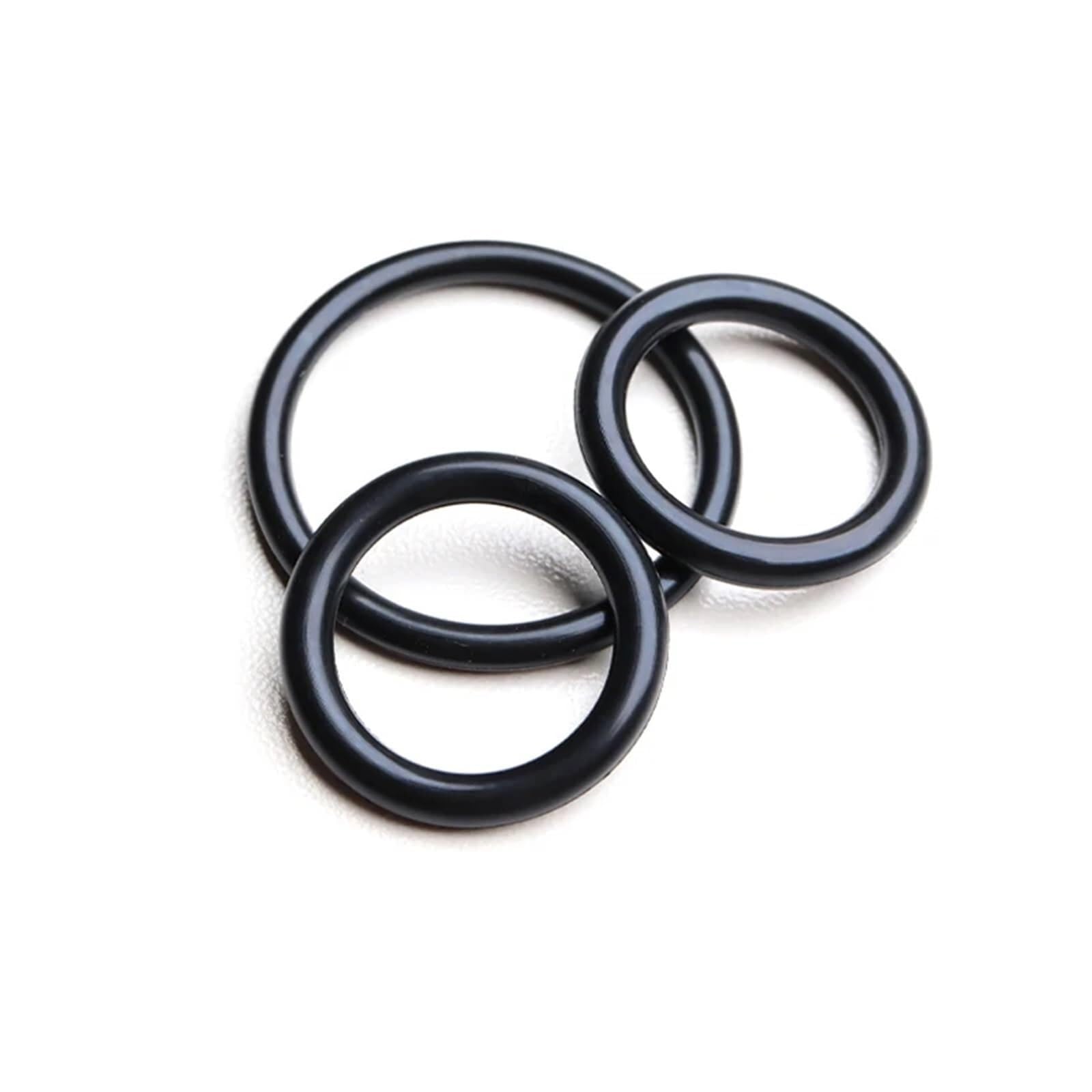 Arandela de sellado de 2,4 mm, junta tórica de nitrilo de alta resistencia al aceite, junta tórica de sello de goma NBR, espesor 2,4 mm, accesorios de hardware OD 6-150 mm(OD 64MM (20PCS)_2.4MM),Mate