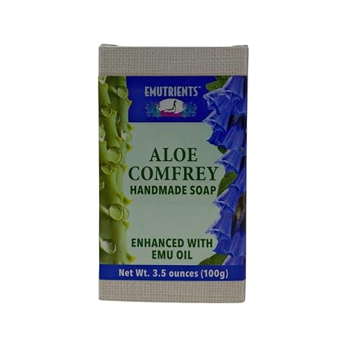 Miniatura 6 de Jabón de consuelda de aloe Montana Emu Ranch Co. Barra de 3.5 oz