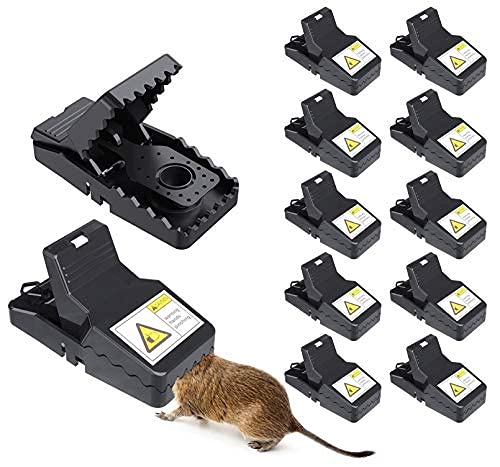 12Pcs Mouse Traps Indoor, Reusable Rat Trap Outdoor That Work for Rats Mice