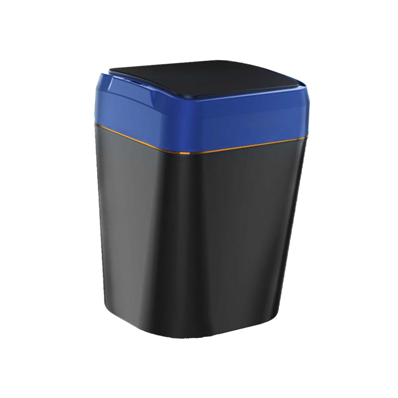 Poubelle à induction toilette et salle de bain compacte perfk noire