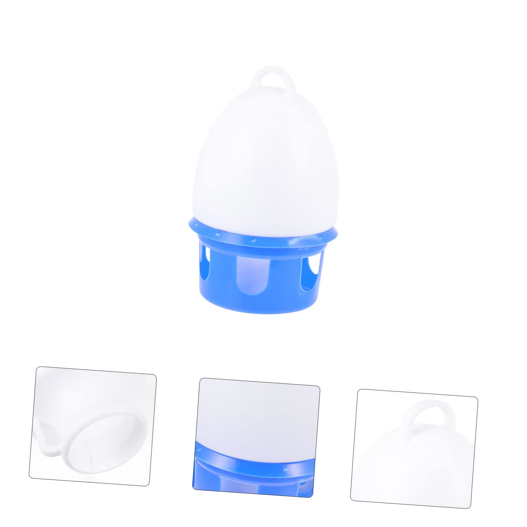 Abreuvoir pour Pigeons en PVC Bleu, Bouteille D’Eau Portable 1 Pièce