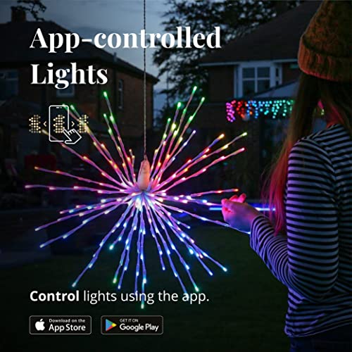 Spritzer RGB, Decorazione Luci LED per Esterno e Interno, Luci LED Smart Multicolore, Compatibile con Alexa e Google Home, Luci Decorativwe, IP44, Controllato da App - Gadget - Immagine 1
