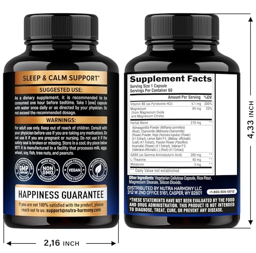 Sleeping Pills for Adults 550mg - Melatonin 3mg | Valerian Root for Sleep | L-Theanine | Magnesium - Natural Sleep Aid Supplement - Non-Habit Forming Rest Support - Made in USA - 1/day, 2 Month Supply - Image 3
