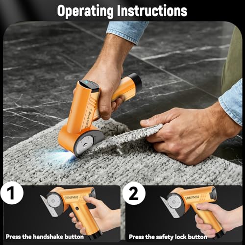 Electric Cardboard Box Cutter, Rechargeable Cordless Electric Scissors - image 6