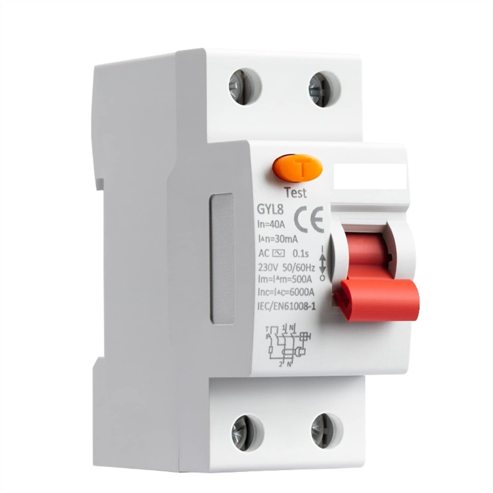 Buy AGOUNOD breaker Residual Current Circuit Breaker AC