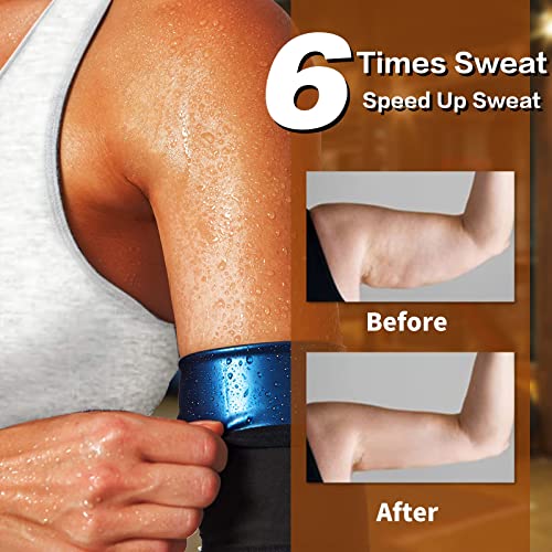 Huiming Women's Arm Trimmers Sauna Compression Sleeve Sweat Bands Slimmers For Workout Sport #TOP1