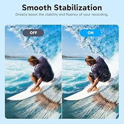 Akaso camera sport 4k etanche wifi action camera sportive ultra full hd stabilisateur avec telecommande ecran tactile 30fps angle reglable 131 pieds sous marine 2 batteries kit daccessoires v50x