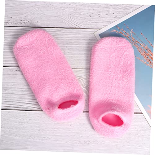 POPETPOP 1 Pair Footcare Treatment Socks Dry Feet Socks Skin Softening Socks Spa Feet Sleeves Cracked Heels Guard Dead Skin Socks Rough Heel Socks Hard Feet Socks Moisturizing Floor Socks - Image 6