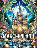 Märchenland Malbuch für Erwachsene: Fantasy Ausmalbuch mit Feenhaften Feen, Magischen Heimen und Mythischen Feenschlössern für Senioren und Jugendliche (German Edition) B0CXT9DV7W Book Cover