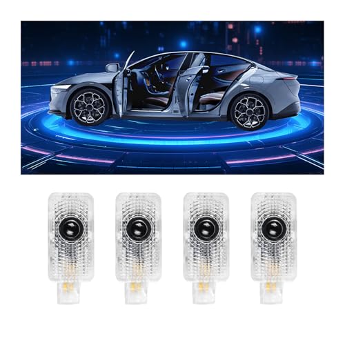 Image of Car Door Lights Logo Projector Puddle Lights Compatible with MDX RDX ZDX TLX RLX TL Accessories, No Fade 4K-HD Car Welcome Lights(4 Pack)