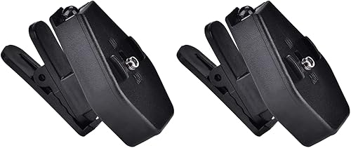 Yoidesu 1 par de luces LED con clip para gafas, linterna para anteojos, mini libro, para pesca nocturna, lectura, mantenimiento de