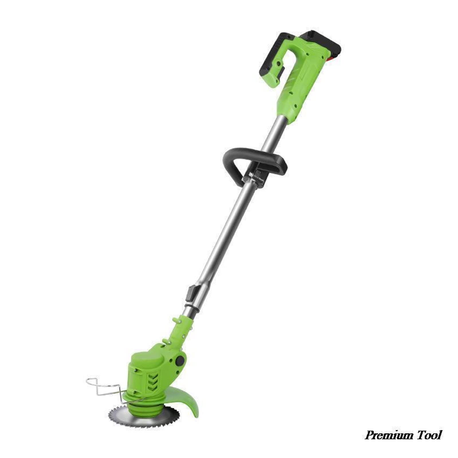 12V kosiarka do trawy bezprzewodowa elektryczna przycinarka do trawy litowa elektryczna kosiarka do trawy chwasty moc Weeder przycinanie ogrodu pielenie artefakt(12v green Type B)