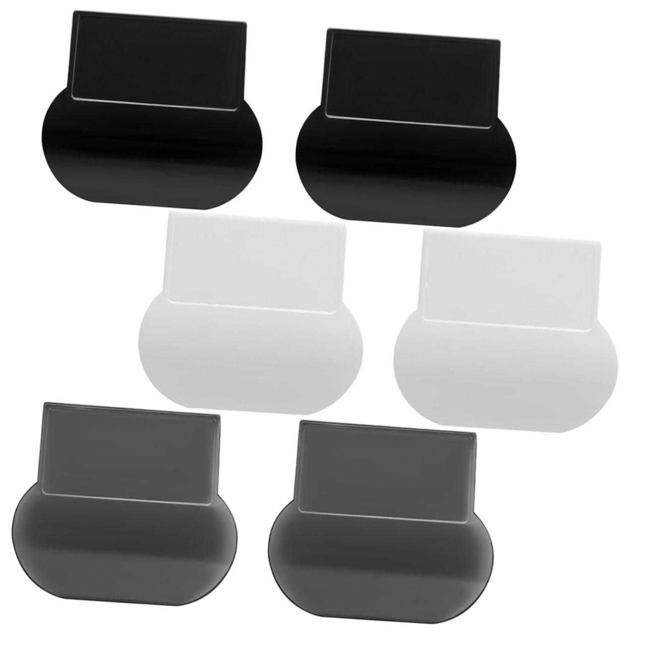 GOOHOCHY Toilet Seat Lid Lifter Handle Easy Clean Pc Material 6pcs Set White Black Grey