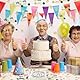 Yamitora 40 Stück Servietten 70. Geburtstag, Eukalyptus Motiv Papierservietten mit Konfetti Geburtstag Tischdeko für 70 Geburtstag Mann Frau Geburtstag Party Deco