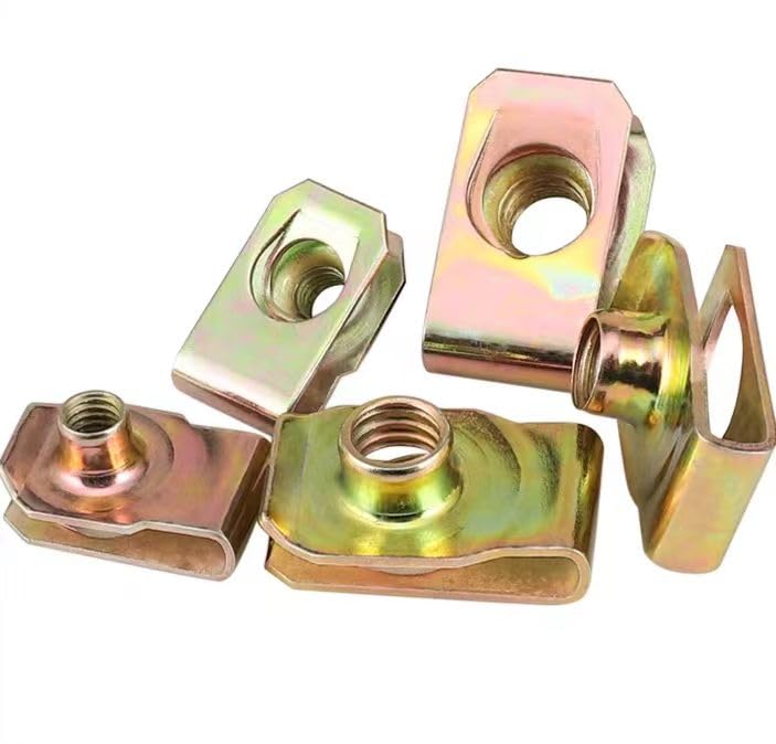 Dado convesso universale a forma di U, 10 pezzi, clip di fissaggio M10