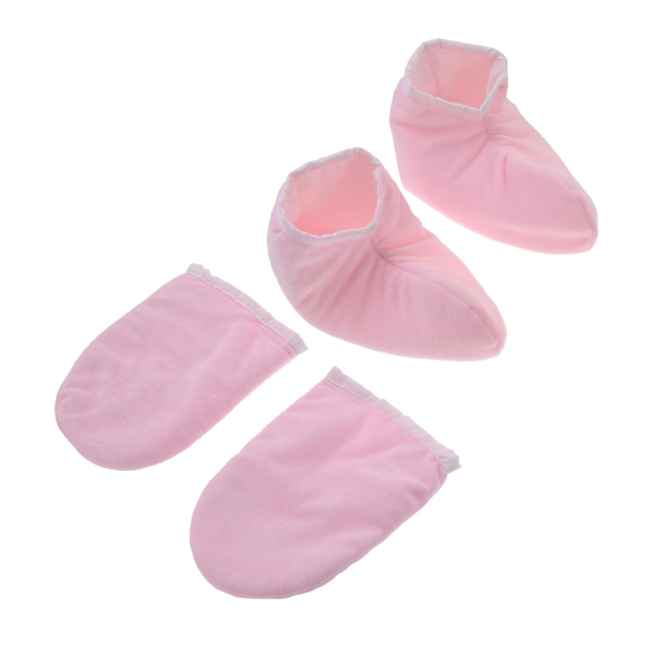 FOMIYES 3sets Cover Paraffin Mitts Wax Gloves Washable Cloth Heat Therapy Mitts for Hand Feet Nourishment 2pairs*3