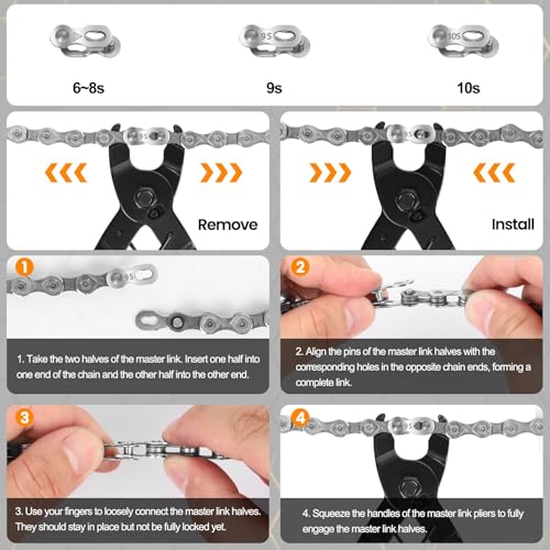 Oumers Bike Chain Repair Tools Set