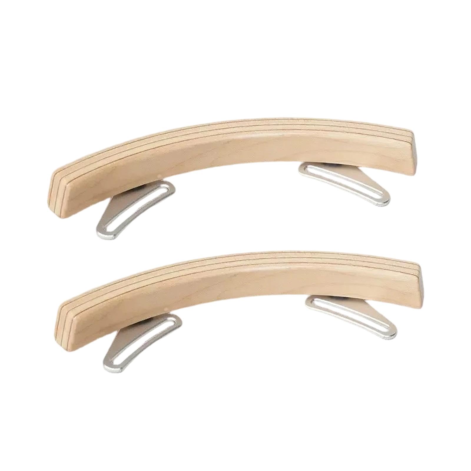 Generic 2 Piezas Dispositivo Aros Tambor Bloques Percusión Instrumento Madera Golpes Borde Apto para Estudiantes Práctica Ensayos Musicales Clases