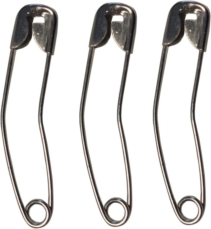 ibotti Curved Safety Pins for Quilting,Basting Pins for