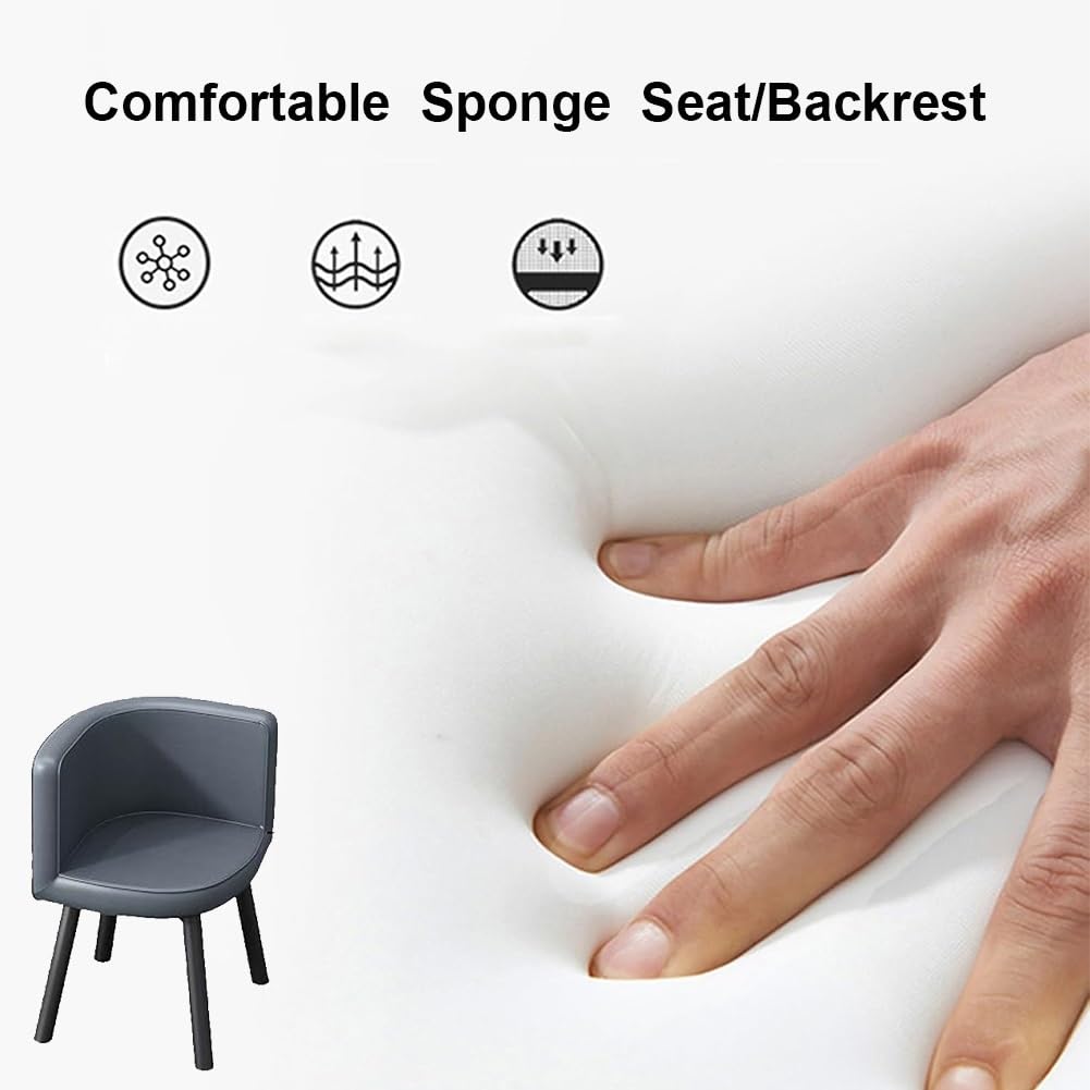 Set da tavolo quadrato compatto per 4 persone, ideale per cucina, sala da pranzo, reception, sala riunioni o incontri di lavoro, con 4 sedie, colore giallo.