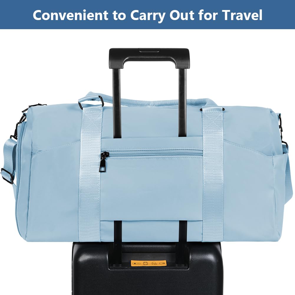Flintronic Borsone da Viaggio, Borsa da Viaggio Impermeabile Grande Capacità, Borsone Palestra Sportiva, Borsa Sportiva da Palestra, Duffel per Sport/Viaggi