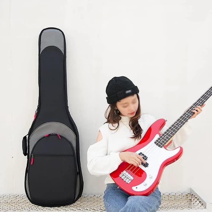 Miniatura 2 de WYKDD - Bolsa para bajo eléctrico grueso bolsa de hombro para guitarra bolsa de algodón para piano bolsa para instrumentos musicales