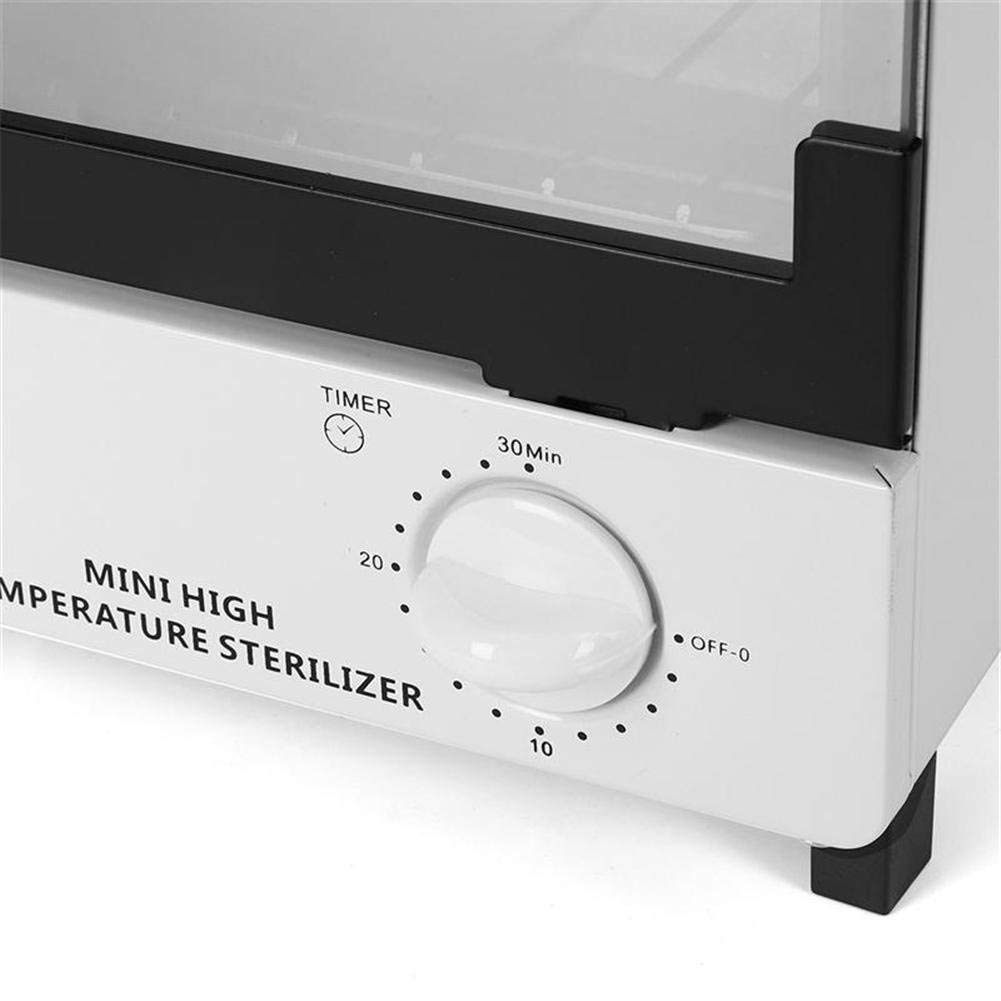 10L Esterilizador de Uñas Infrarrojo de Alta Temperatura Temporizador de Calor del Gabinete Sanitizing Box Manicure Spa Hair Beauty Salon Esterilización Desinfectante, 001