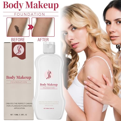 Body Makeup Foundation Best – Crème Correctrice pour le Corps, Natural Body Makeup Foundation pour un Teint Clair et Uniforme, Cover Blemishes, Scars, Tattoos – Image 3