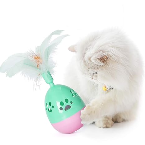 Smarty Pet Interactive Rolly Polly Tumbler Cat Toy Kitten Toys (Color May Vary)