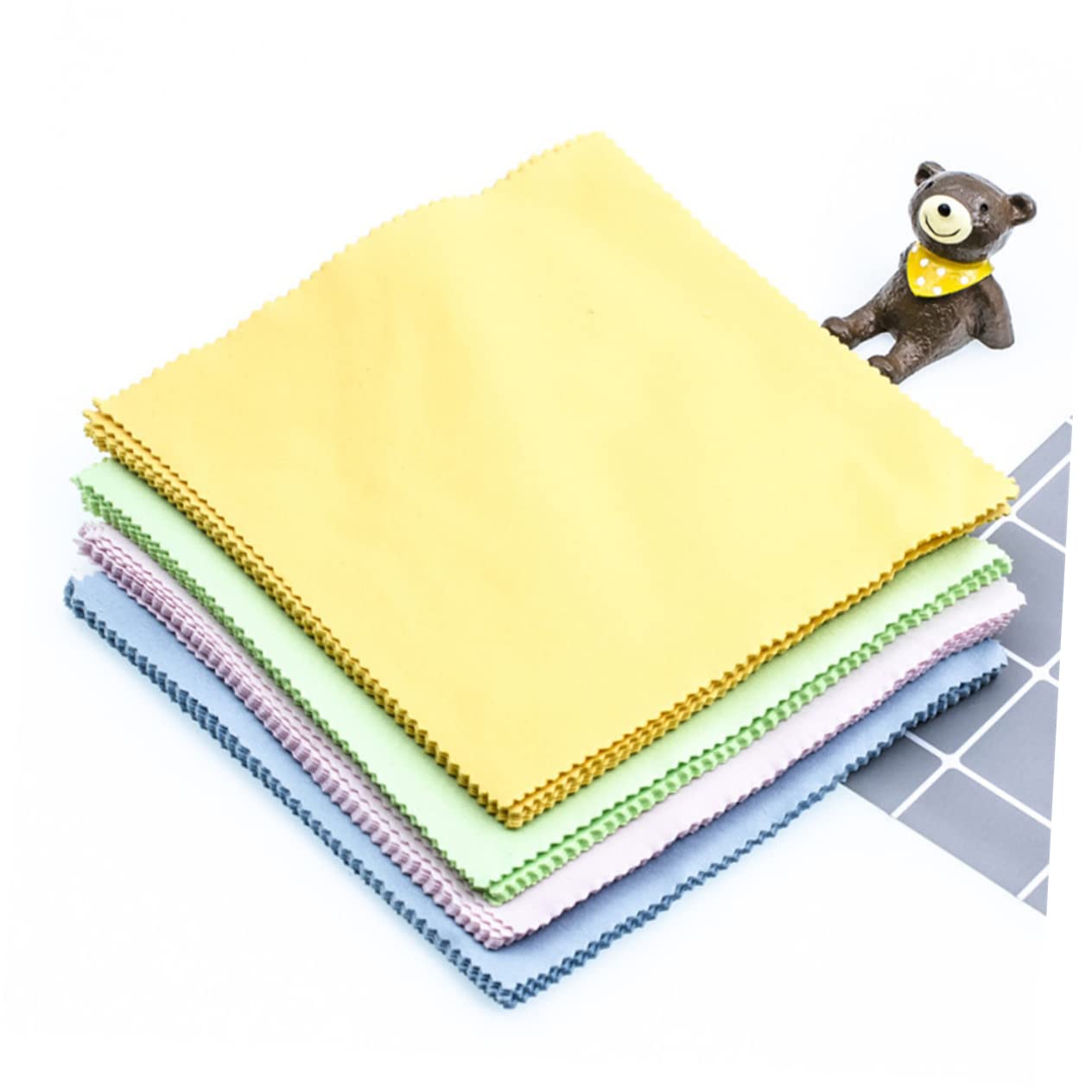 Ipetboom Towels Cleaning Set Pcs Lens Cloths Streak for Smartphones Tablets Laptops Glasses Random