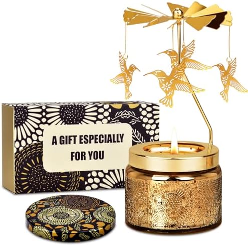 Nialnant Hummingbird Gifts for Women, Rotating Candles Birthday G...