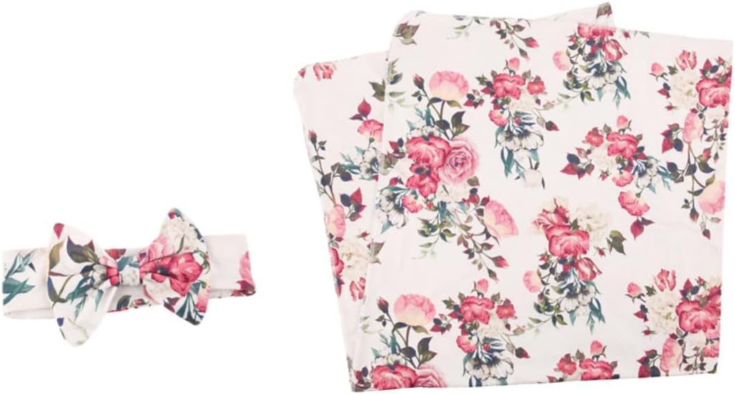 CRILSTYLEO 1 Hair Band Wrap Suits Photography Prop Swaddle Headbands