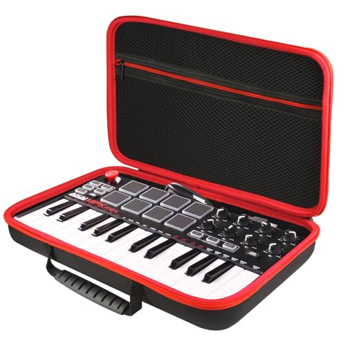 LVKAYCE Carrying & Protective Case for Akai Professional MPK Mini MK3 & MKII | MPK Mini Play -25 Key...