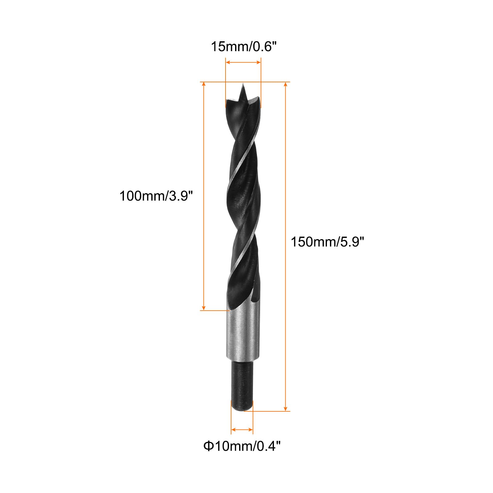 Amazon | uxcell ブ ラッド点ドリルビット15mm（38/64