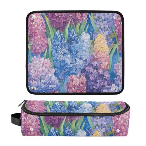 Bolsa para herramientas de cabello con mat de calor resistente miniatura 3