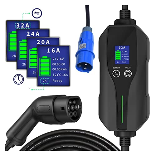 dCԏ[d 16A 32A Type2 Protable EV [d Type2 vO CEE vOt dC d\ EV [dP[u 5M dCԃXe[V(Type2 32A Upgrade)