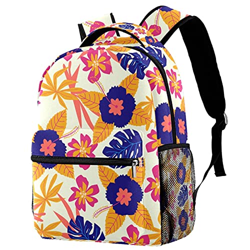 Sac à dos tropical vert idéal pour les sorties citadines et l'école