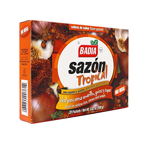 Badia Sazon Tropical With Annatto And Coriander, 3.52 Ounce (Pack Of 15) #TOP2