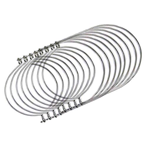 Asuinxurr Juego de 8 asas de alambre de acero inoxidable (amigables) para tarros de conservas, vasos, colgadores y ganchos para boca normal, color plateado (no incluido)