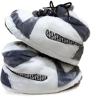 LAPRBY Sneaker Slippers Non Slip Sole Indoor House Plush Slippers Unisex Indoor Floor Cotton Shoes