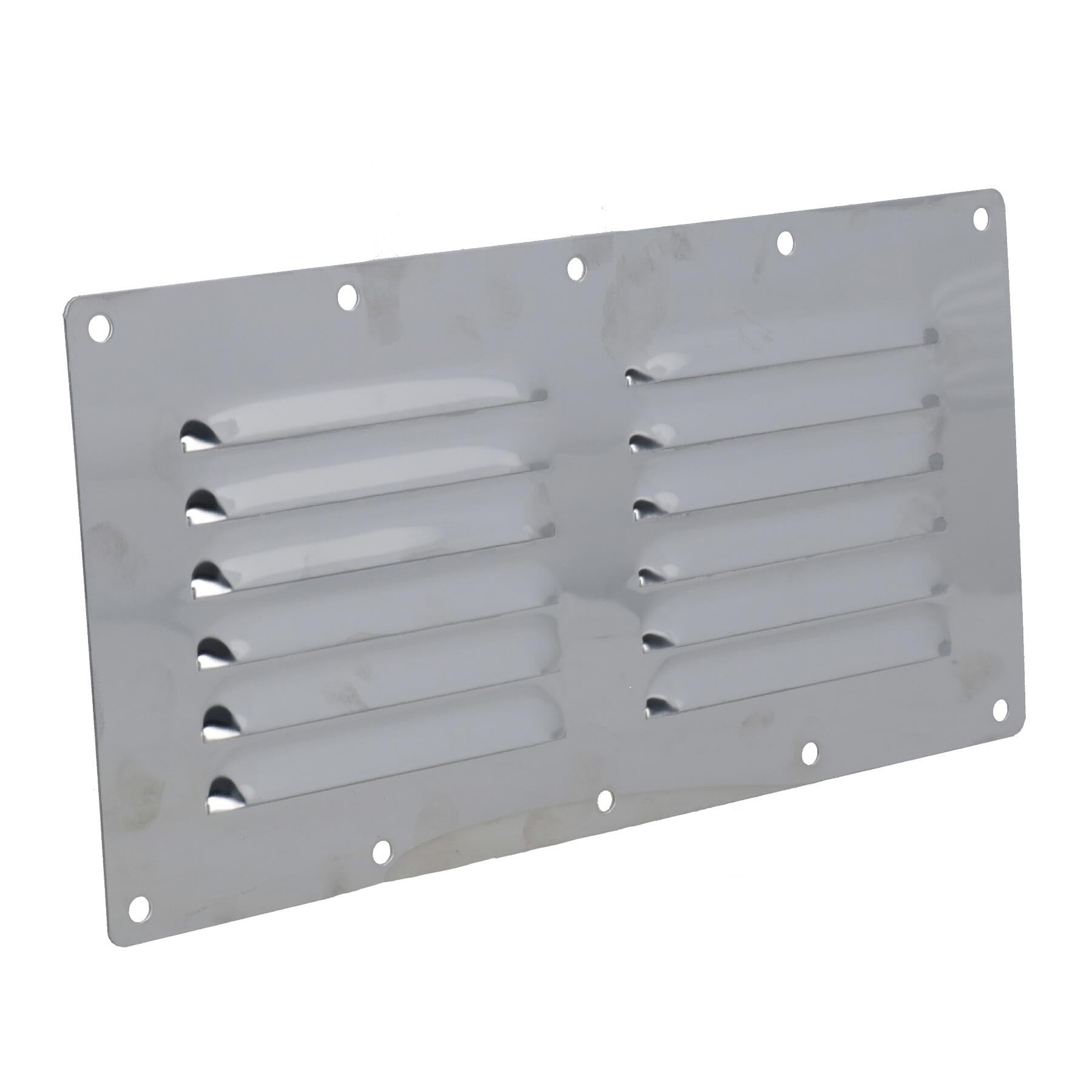 AB Tools Stainless Steel Louvre Vent Air Ventilator Grill 232mm x 116mm Marine Grade DK10