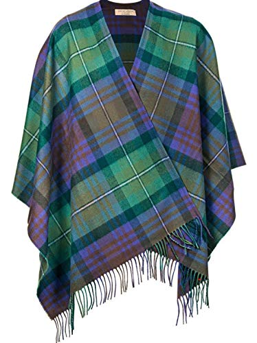 Cape en laine d'agneau femme : restez élégante au quotidien avec le tartan
