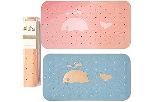 Anti-Slip Pink Baby Bath Tub Mat for Enhanced Bathing Safety