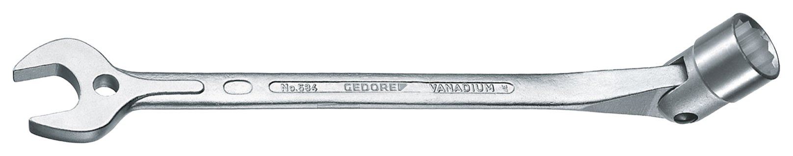 Gedore 53417 Combination Swivel Head Wrench 17mm