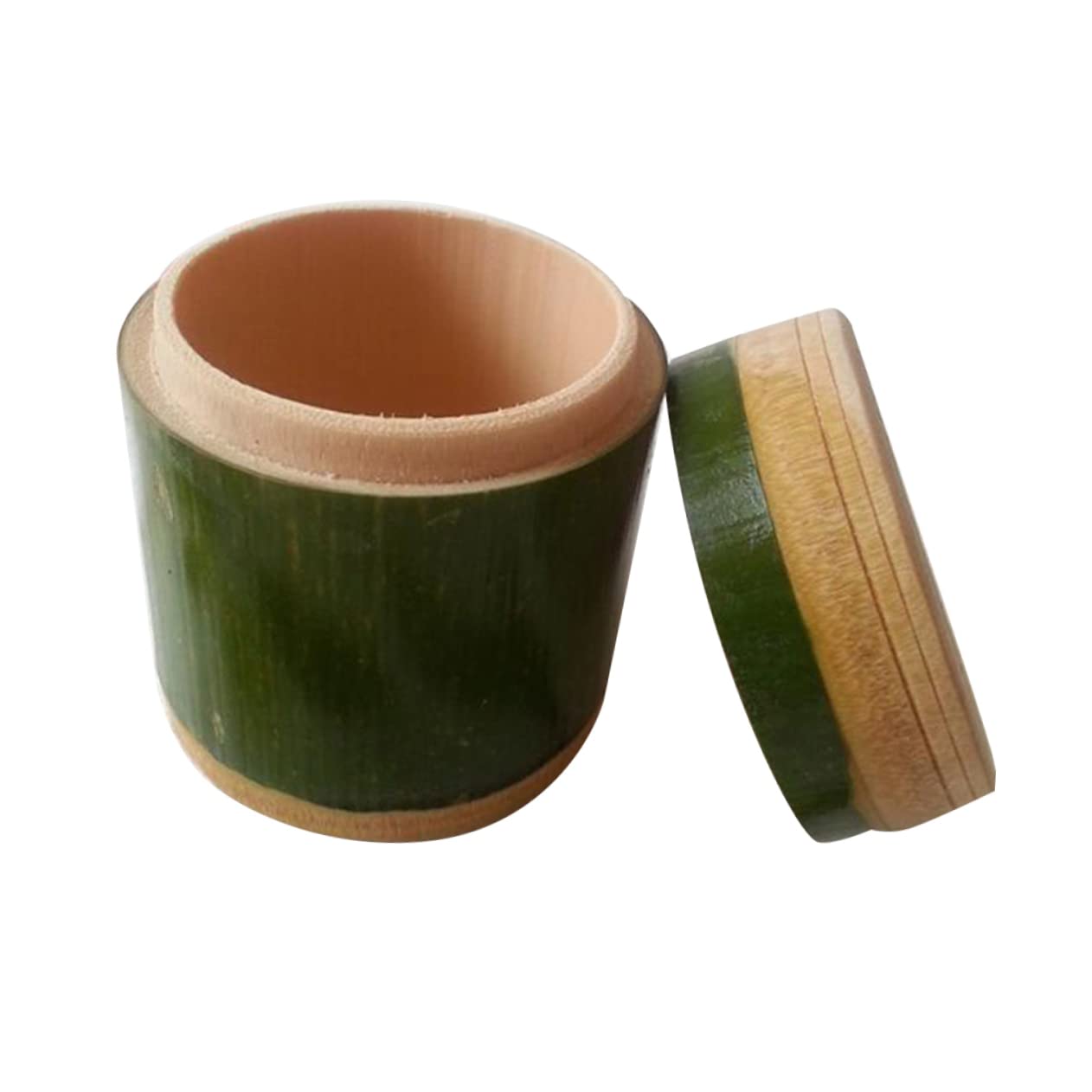Boîtes d'assaisonnement - Conteneur à condiments - Pot à sel avec couvercle - Récipient à sel avec couvercle - Bouteille d'assaisonnement en bois avec couvercles - Bocal de rangement