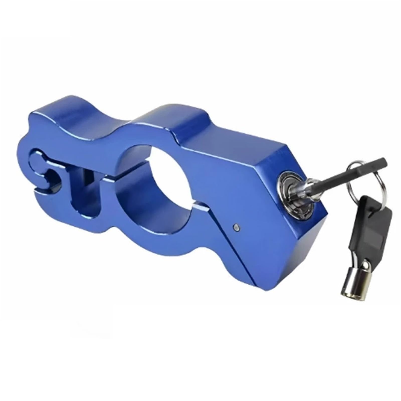 Motorcycle Handlebar Lock Motorcycle Brake Lever Locks Handlebar Lock Helmet Anti-Theft Vehicle Dirt Motorbike Lock Security(Blue)